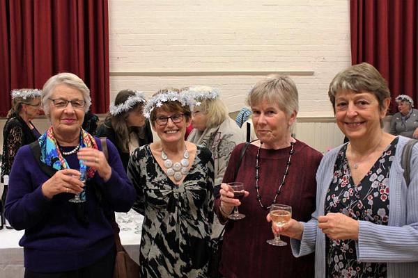 WI Members enjoying drinks before Christmas dinner part I.jpg